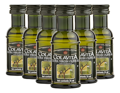 6x Mini Azeite Extra Virgem Colavita 25ml