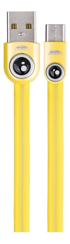 Cabo Tipo C - Carga Rápida 2.1a Cor Amarelo