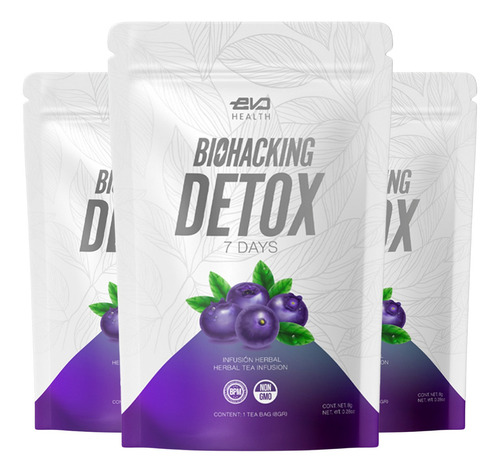 Te Detox Orgánico Pack X3 - Quemador De Grasa