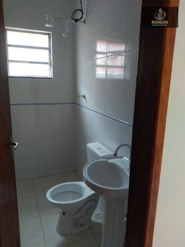 Casa Com 2 Dormitórios À Venda, 60 M² Por R$ 165.000 - Nova Itanhaém - Itanhaém/sp - Ca1180