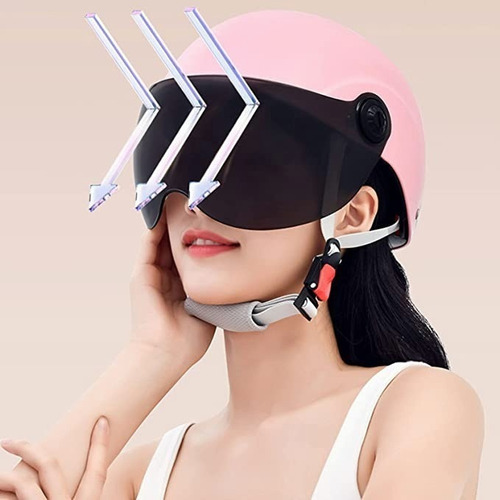 Set De Casco Abierto Abatible De Uso Rudo Para Motociclista