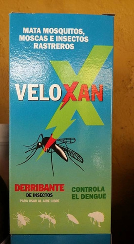 Imagen 2 de 4 de Veloxan Derribante Alacranes Mosq Polilla Cuca Avispa Envios