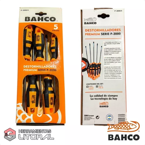 Kit Juego Destornillador Puntas Bahco 100 Piezas