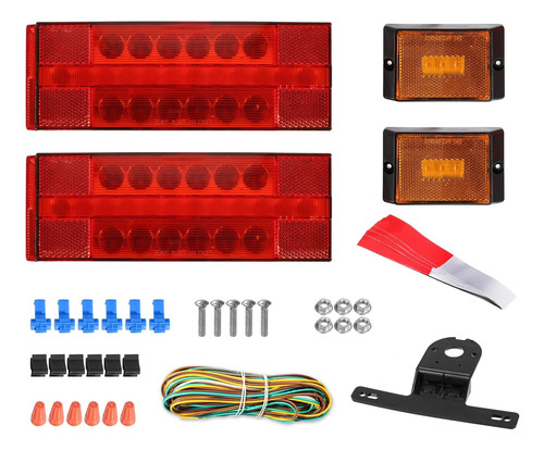 Kit De Luces Led Sumergibles De Perfil Bajo, Luces Led Recta