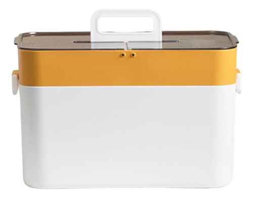 Caja De Almacenamiento Portátil Con Asa De Doble Capa