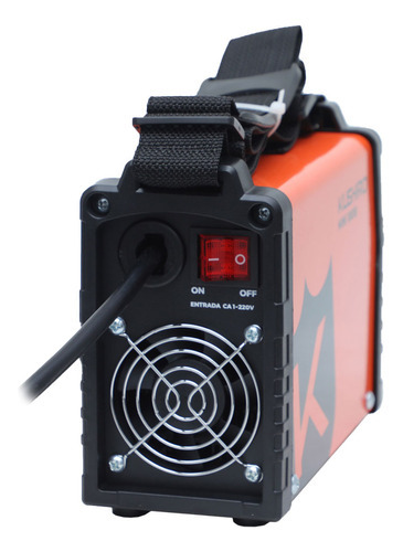 Imagen 4 de 5 de Soldadora Inverter 100a Igtb Display Digital Kushiro Color Naranja
