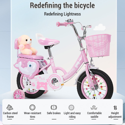 Bicicleta De 12 A 20 Pulgadas Para Niñas De 3 A 13 Años Con