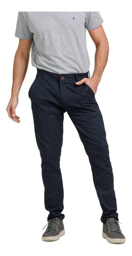 Pantalón Chino Hombre Brooksfield Gabardina Slim Fit 5505b