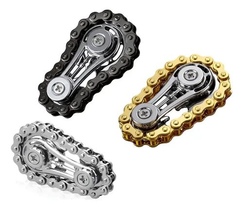 Cadena De Engranajes Fidget De Metal JUKOTA – Juguete Antiestrés Con Rodamientos Silenciosos, Desmontable Y Reutilizable, Ideal Para Adultos Y Niños