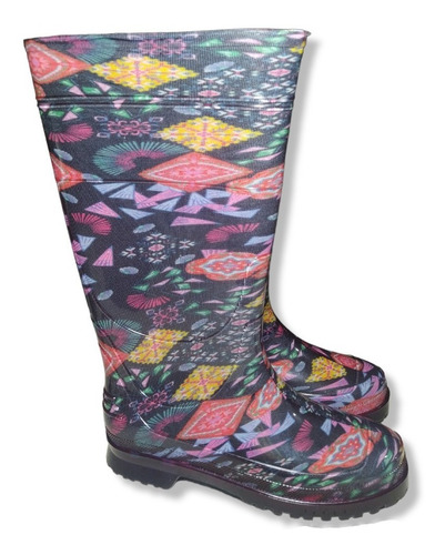 Botas Para Dama Diseño Estampado Ref Karina Idecal