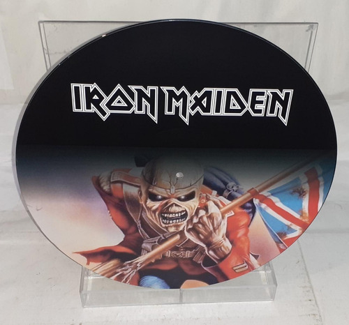 Disco De Vinil Para Decoração - Iron Maiden - Eddie 002