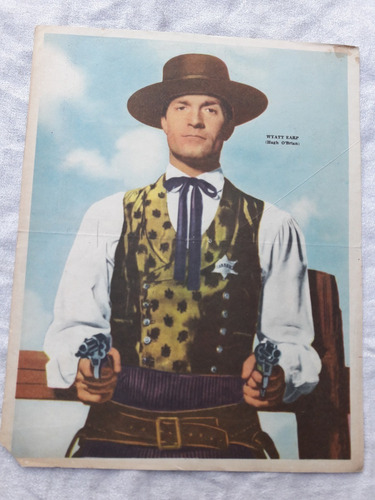 Poster Revista Canal Tv - Wyatt Earp Hugh O' Brian