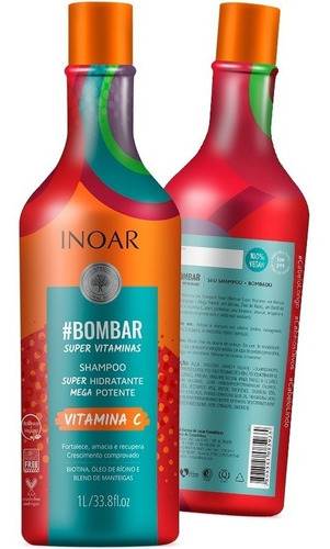 Inoar Bombar Crescimento Capilar Low Poo E Co Wash