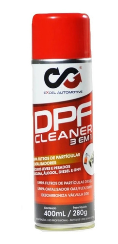 Limpa Filtro Partículas Diesel Flex Excel Dpf Cleaner 3em1