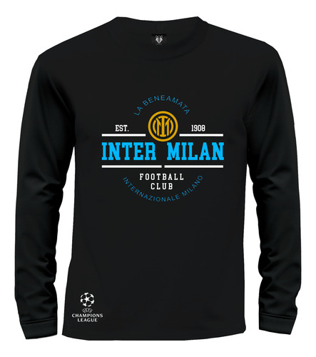 Camiseta Camibuzo Europa  Futbol  Inter De Milán Letras