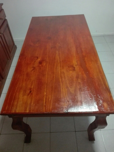 Mesa De Pino 1.60 X 0.60 X 0.80 Cm