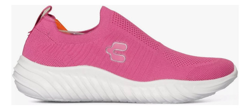 Tenis Deportivos Dama Charly 1059290 Tipo Calcetin Casual Confort Rosa Lc
