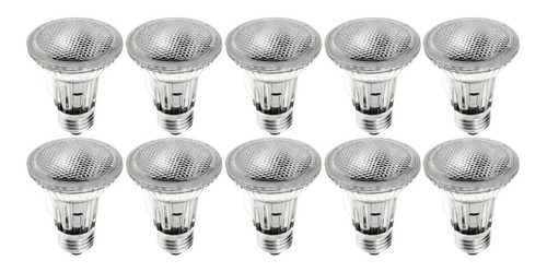 Kit 15 Lâmpada Halogena Par20 50w 220v Dimerizavel Refletor Luz Branco-quente