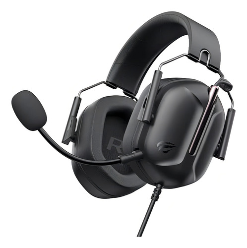 Auriculares Havit H2033d P2/p3 negros para jugadores de 50 mm