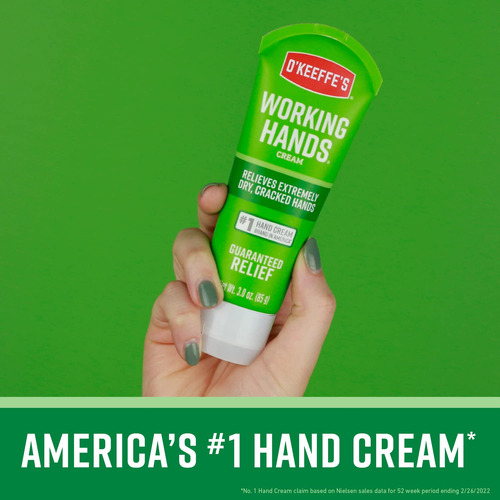 Crema De Manos O'keeffe's Working Hands, Tubo De 90 Ml Y Tra