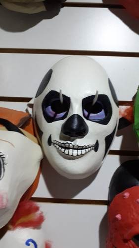 Mascara Fornite Esqueleto Latex Vídeo Juego Gamer Fiesta