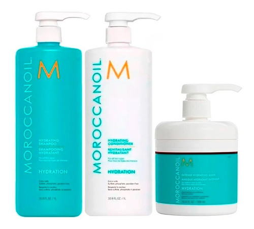 Moroccanoil Shampoo Acond Mascara Hydration Intensa Grande