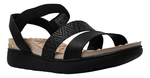 Sandalias Casuales Negro Zapatos Mujer Modare 7151119
