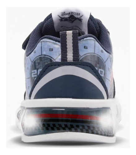 Zapatillas Footy Plus Cars Azul Con Luces Al Pisar