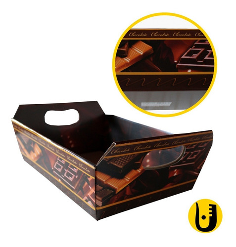 Imagem 4 de 4 de Kit 10 Cestas Grandes + 25 Sacos Cestas + 50 Sacos Presentes