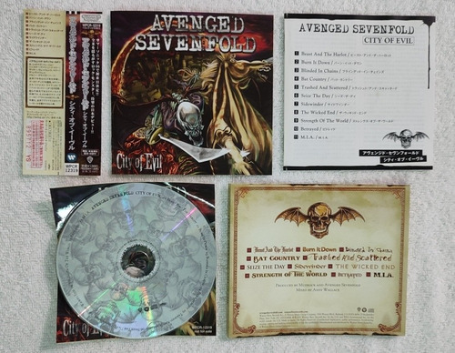 Avenged Sevenfold City Of Evil Japan Edition Promo
