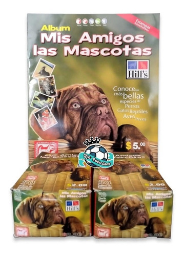 Álbum Mis Amigos Las Mascotas + 100 Sobres (500 Estampas) 