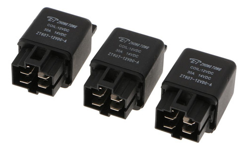 2 X 2-3pack 3pcs Zt607 Dc12v 30a 4pin Heavy Duty 2 Piezas