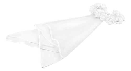 Faixa De Noiva Floral Com Véu, Chapéu De Casamento, Fio De N