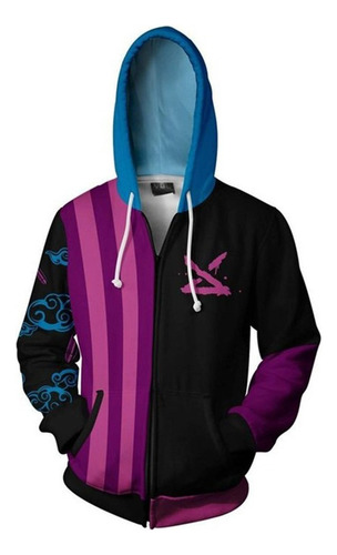 Sudadera Con Capucha Arcane Lol Jinx Jayce Vi Para Cosplay I