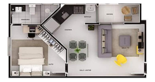 Vendo Apartamento 1 Quarto, Ótima Localização Em São Carlos.