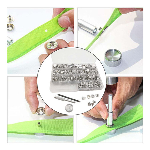 Broches Metal Botones Broches Tornillo Broches Lona