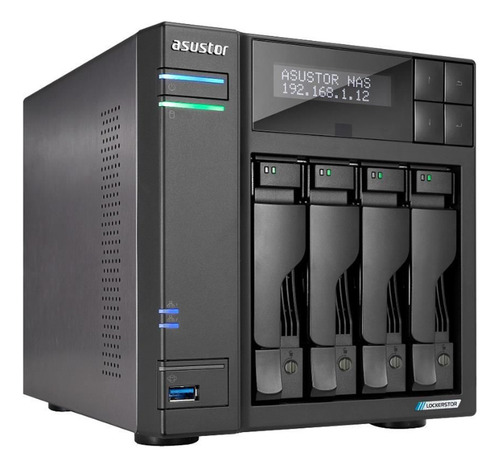 Servidor NAS Storage Lockestor de 4 compartimentos AS6704t Asustor
