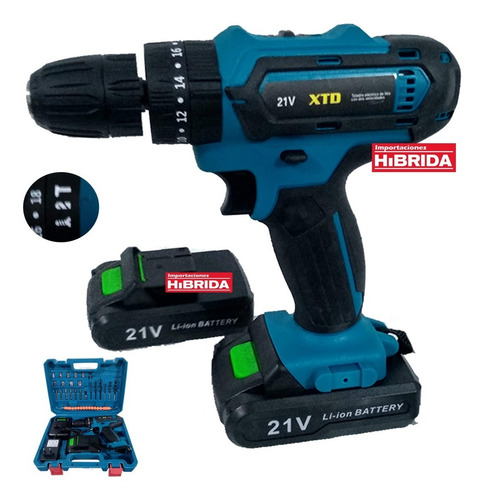 Taladro Percutor 21v Inalambrico Rotomartillo Destornillador