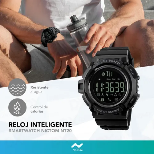 Smartwatch Nictom Nt20 Táctico-militar Sumergible