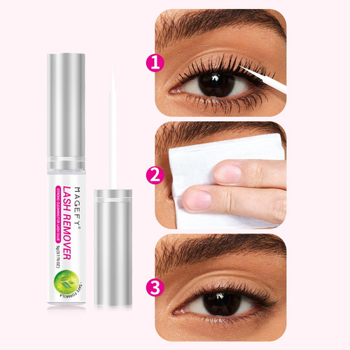 Blister Lashes Maquillaje Extensiones Pestañas+kit Pegamento Color Negro Tipo de curvatura C