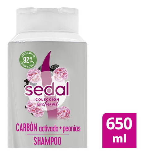Sedal Shampoo Carbon Activado Y Peonias 650ml