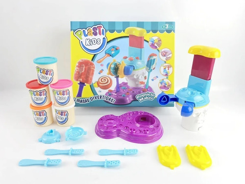 Masas Plasti Kids Fabrica De Helados Color Multicolor