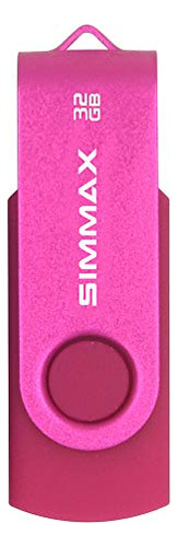 Memory Stick Simmax, 32 Gb, Unidades Flash Usb 2.0, Giratori