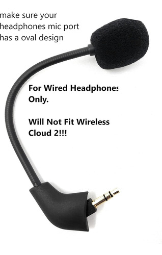 Micrófono De Repuesto Hyperx Game Mic Unclelight De 3.5 Mm