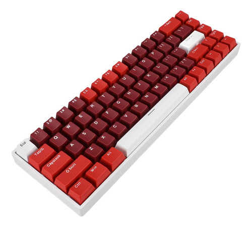 Teclado Mecánico Con Cable De 68 Teclas, 60 Por Ciento Azul