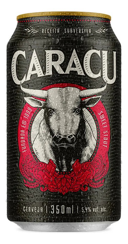 Cerveja Caracu Escura Lata 350ml - Kit Com 6
