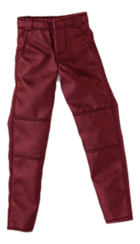1:12 Figura De Ação Masculina Calças Calças Vermelho