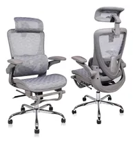 Comprar Cadeira Ergonômica Cadeira De Escritório Assento Ajustável Apoio Para As Costas Apoio Para O Braço Material De Malha 620 Cinza Yesop
