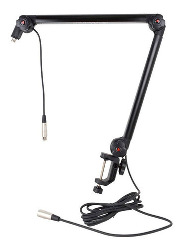 Imagen 1 de 7 de Soporte Brazo Microfono Condenser Estudio Alctron Ma614 Color Negro