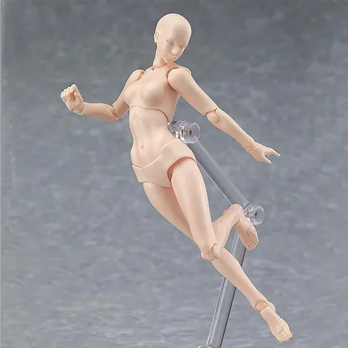 2 Maniqui Para Dibujo Anatómico Figura Articulada Masculino
